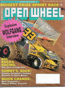 OPEN WHEEL 1991 FEB - SAMMY SWINDELL, RING & PINION QUICK CHANGE, WOLFGANG